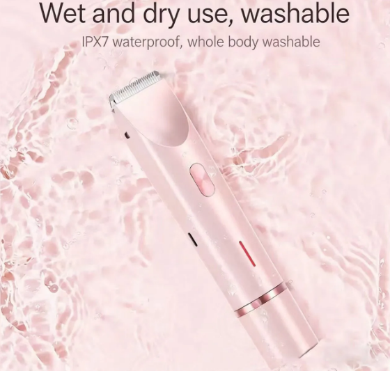 2-in-1 Bikini Trimmer for Women | Electric Shaver for Body & Intimate Areas