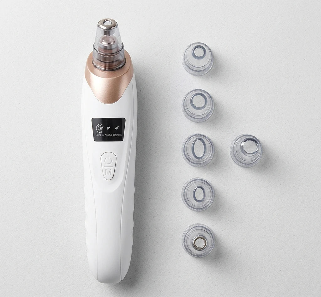 Premium Blackhead Remover Vacuum – Deep Skin Cleansing Pore Cleaner with Multiple Suction Heads & USB Rechargeable