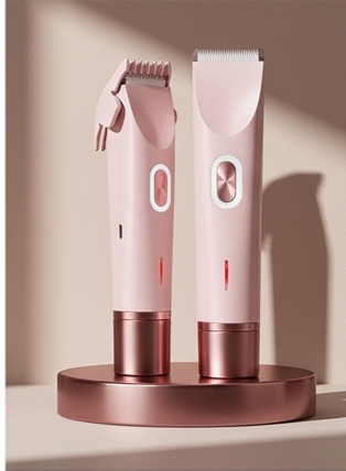 2-in-1 Bikini Trimmer for Women | Electric Shaver for Body & Intimate Areas