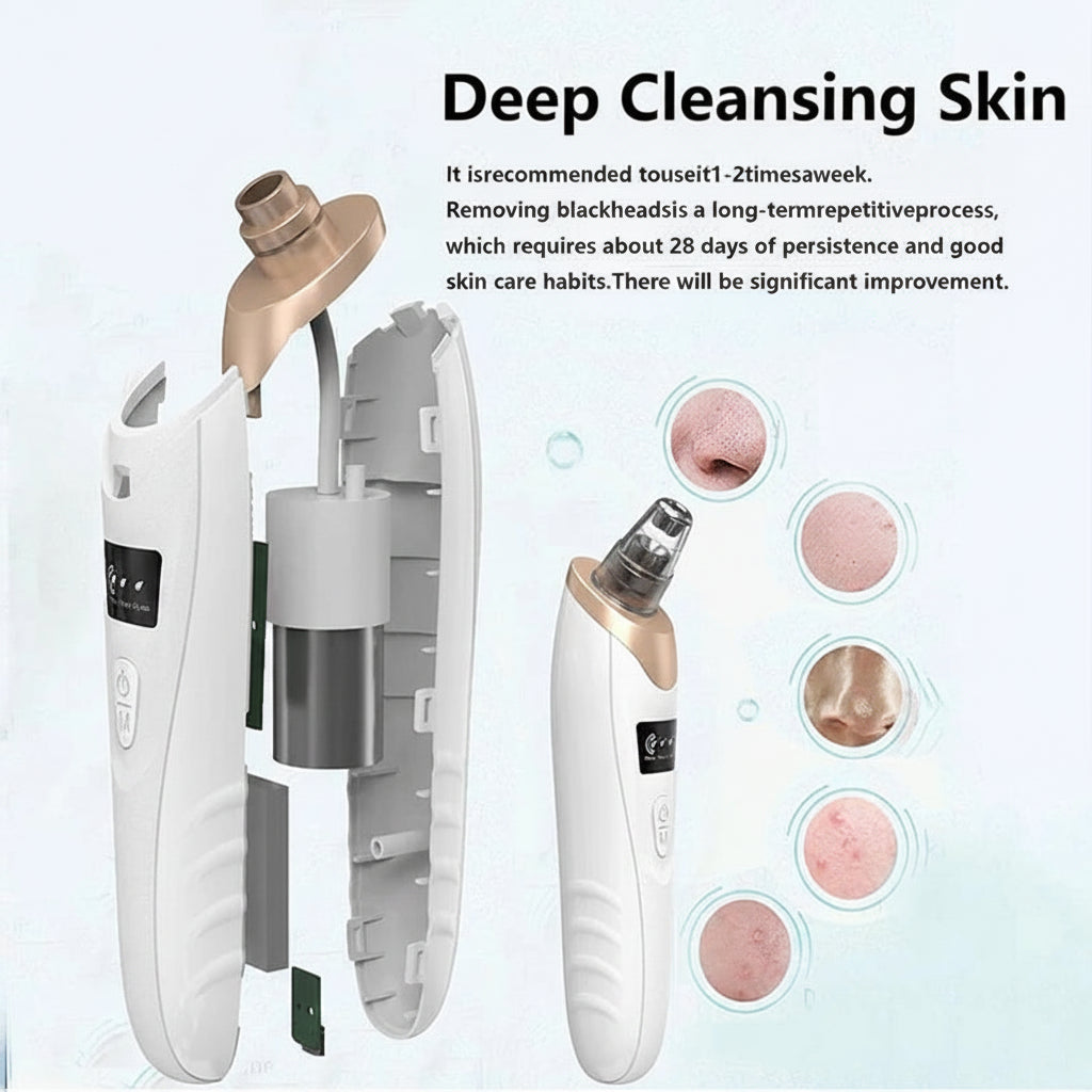 Luxury blackhead remover vacuum for deep pore cleansing