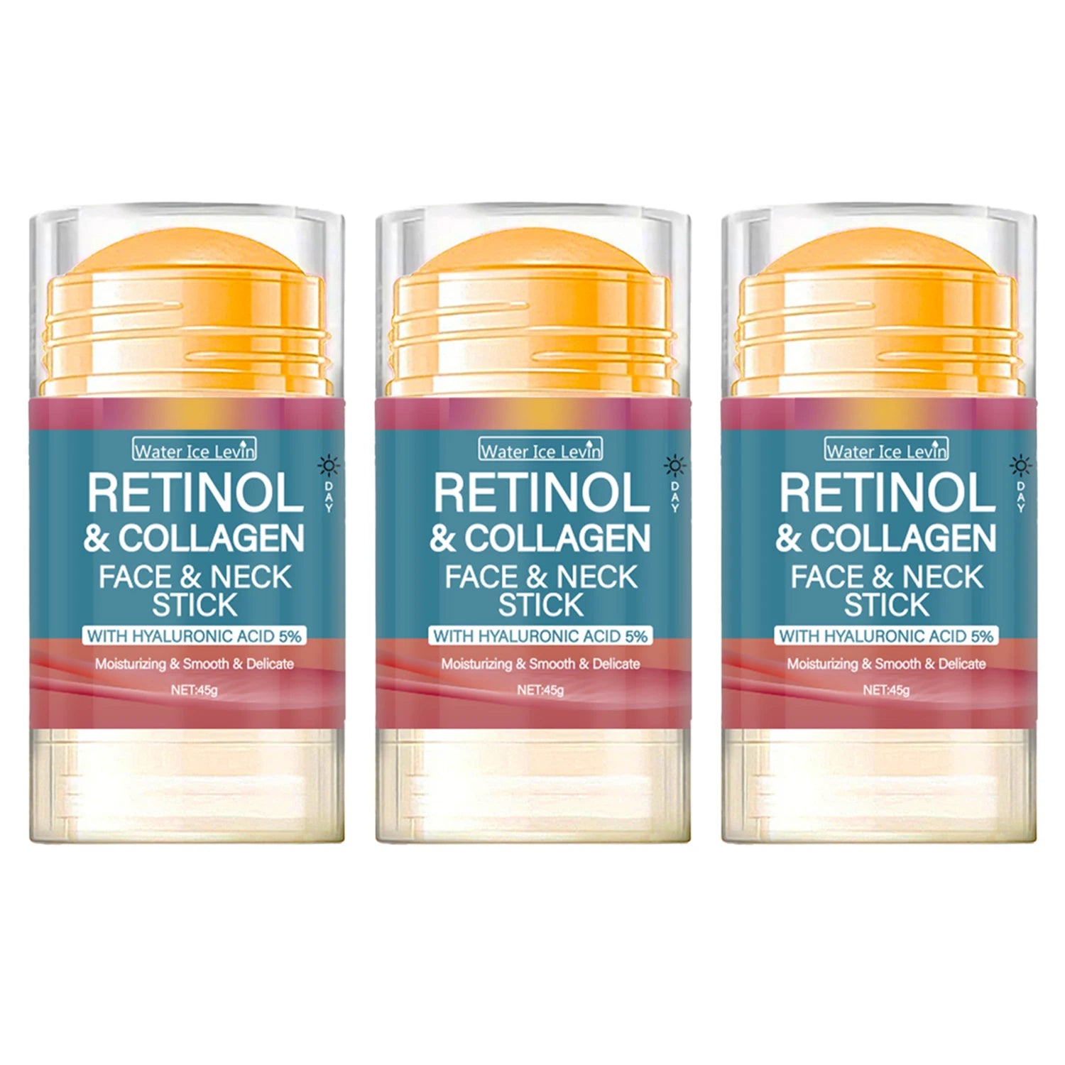 Retinol & Collagen Face Stick – Hydrating Hyaluronic Acid Balm for Firming & Neck Care