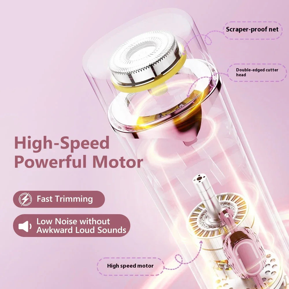 2-in-1 Bikini Trimmer for Women | Electric Shaver for Body & Intimate Areas